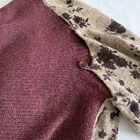 Anthropologie Sleeping On Snow Cozy Times Two sweater double layer gorgeous - Picture 11 of 16